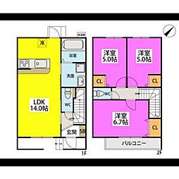 ディアグランド 3LDKの間取図画像