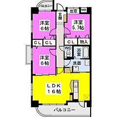 物件の間取り