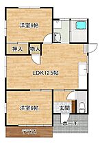 山田借家 2 ｜ 福岡県久留米市梅満町313-3（賃貸一戸建2LDK・--・52.99㎡） その2