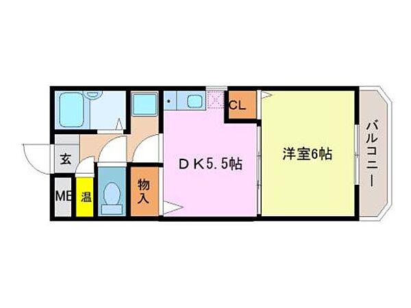 ジュネスシティ 302｜福岡県筑紫野市針摺西１丁目(賃貸マンション1DK・3階・30.90㎡)の写真 その2