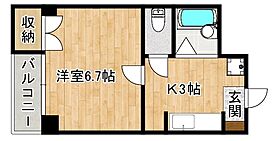 ウイングス学園通りN館 201 ｜ 福岡県太宰府市五条４丁目15-35（賃貸マンション1K・2階・22.00㎡） その2