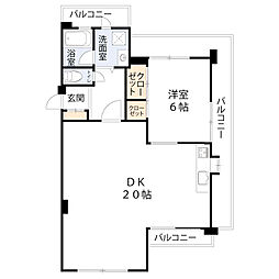 間取図画像 1LDK