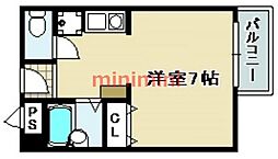 メゾン・アエロスタ ワンルームの間取図画像