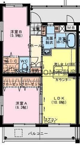 (仮称)都城年見町AKマンション ｜宮崎県都城市年見町(賃貸マンション2LDK・3階・54.07㎡)の写真 その2