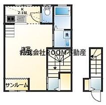 R´ｓ BASE  ｜ 宮崎県都城市一万城町57-14（賃貸アパート1R・2階・28.39㎡） その2