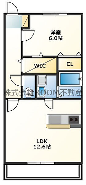 宮崎県都城市上川東3丁目(賃貸マンション1LDK・1階・44.62㎡)の写真 その2