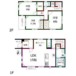 並木町3丁目戸建賃貸住宅 3SLDKの間取り