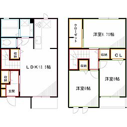 Fika  I 3LDKの間取り