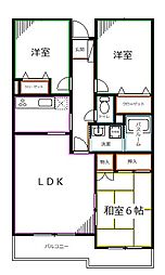 アーガスヒルズ61 3LDKの間取図画像