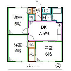 物件の間取り