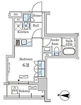 パークアクシス錦糸町ＷＥＳＴ 210 ｜ 東京都墨田区緑４丁目4-5（賃貸マンション1K・2階・25.36㎡） その2