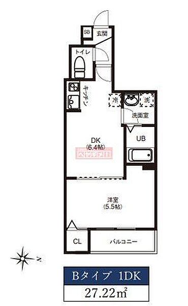 レピュア住吉レジデンス 403｜東京都江東区千田(賃貸マンション1DK・4階・27.22㎡)の写真 その2