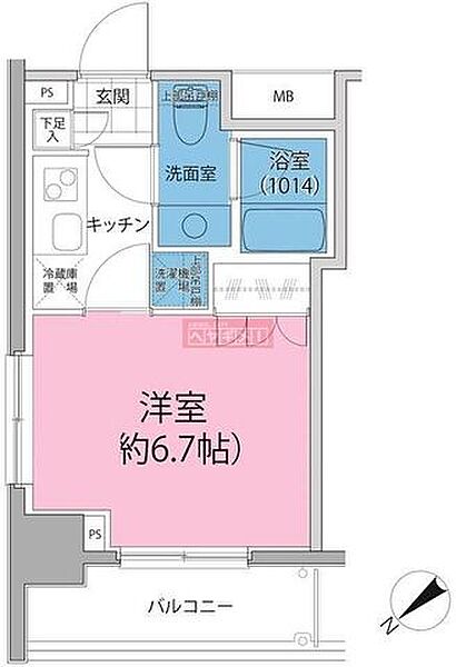 パークハビオ東向島 505｜東京都墨田区東向島５丁目(賃貸マンション1K・5階・21.38㎡)の写真 その2