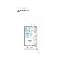 プラウドフラット錦糸町II 206 ｜ 東京都墨田区緑４丁目10-11（賃貸マンション1R・2階・25.19㎡） その2