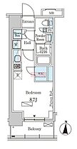 パークアクシス本所・親水公園 605 ｜ 東京都墨田区本所４丁目29-21（賃貸マンション1R・5階・26.07㎡） その2