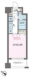 KDXレジデンス森下千歳 9階1Kの間取り