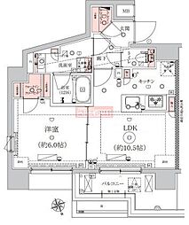EsTRUTH東向島 1LDKの間取図画像