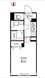 ルネサンスコート亀戸SOUTH 1Kの間取図画像