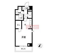 サンヒルズ亀戸 ワンルームの間取図画像