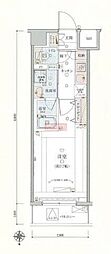 LIVCITY両国四番館 1Kの間取図画像