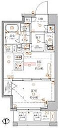 CRACIA本所吾妻橋 1Kの間取図画像