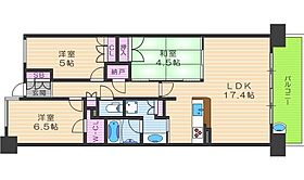 リバーガーデン福島木漏れ日の丘  ｜ 大阪府大阪市福島区鷺洲5丁目（賃貸マンション3LDK・18階・70.25㎡） その2