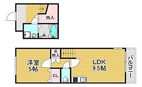 スリーハーブズ姫島  ｜ 大阪府大阪市西淀川区姫島5丁目16-10（賃貸アパート1LDK・2階・41.16㎡） その2