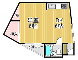 福島マンション  ｜ 大阪府大阪市福島区鷺洲4丁目（賃貸マンション1DK・3階・25.00㎡） その2