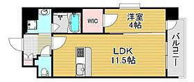 スプランディッド中之島DUE 801 ｜ 大阪府大阪市福島区野田4丁目（賃貸マンション1LDK・8階・40.37㎡） その2