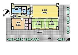 間取図画像 3LDK