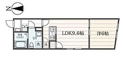 a LATO 西大井 1LDKの間取図画像
