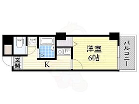 エトワール朝潮橋  ｜ 大阪府大阪市港区八幡屋１丁目1番19号（賃貸マンション1K・6階・20.28㎡） その2