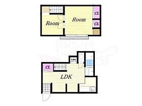 山之内5丁目貸家  ｜ 大阪府大阪市住吉区山之内５丁目（賃貸テラスハウス2LDK・1階・40.00㎡） その2