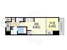 Dimora靭公園  ｜ 大阪府大阪市西区京町堀２丁目1番22号（賃貸マンション1DK・10階・28.65㎡） その2