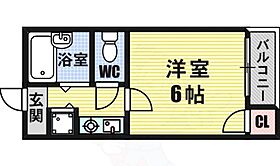 コアロード2000 205 ｜ 大阪府大阪市港区波除３丁目（賃貸マンション1K・2階・17.17㎡） その2