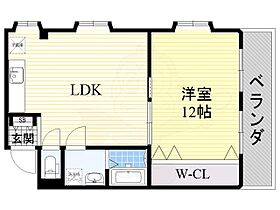 マンション忠岡  ｜ 大阪府大阪市大正区小林西２丁目6番3号（賃貸マンション1LDK・4階・35.00㎡） その1