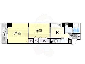 コスモリード大阪本町  ｜ 大阪府大阪市西区立売堀１丁目（賃貸マンション2K・4階・45.00㎡） その2