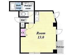 間取図画像 ワンルーム