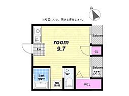 k-style大阪港 ワンルームの間取図画像