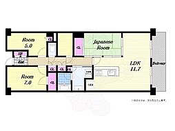 リバーガーデンECOシティアリスの森 3SLDKの間取図画像