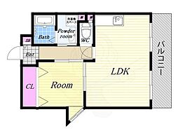 ポートヴイラメイセイ 1LDKの間取図画像