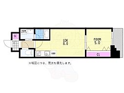 スプランディッド大阪ベイサイドDUE 1LDKの間取図画像