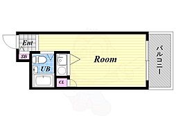 ポートヴイラメイセイ ワンルームの間取図画像