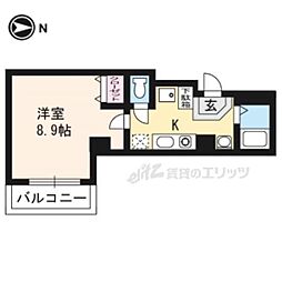 間取図画像 1K