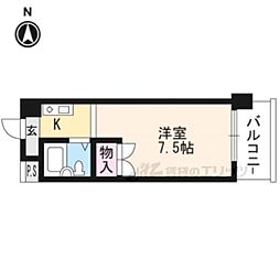 メゾン・ラ・ココネ 1Kの間取図画像