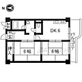 パールハイツイナリ2階6.8万円
