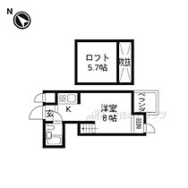 京都府京都市北区出雲路神楽町（賃貸マンション1K・2階・16.20㎡） その2