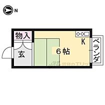 京都府京都市左京区田中高原町（賃貸マンション1R・2階・11.00㎡） その2