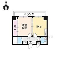 シャンバーグ東山 205 ｜ 京都府京都市東山区今熊野阿弥陀ケ峰町（賃貸マンション1DK・2階・33.00㎡） その2