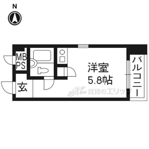 朝日プラザ鴨川II ｜京都府京都市南区東九条北松ノ木町(賃貸マンション1R・1階・14.00㎡)の写真 その2